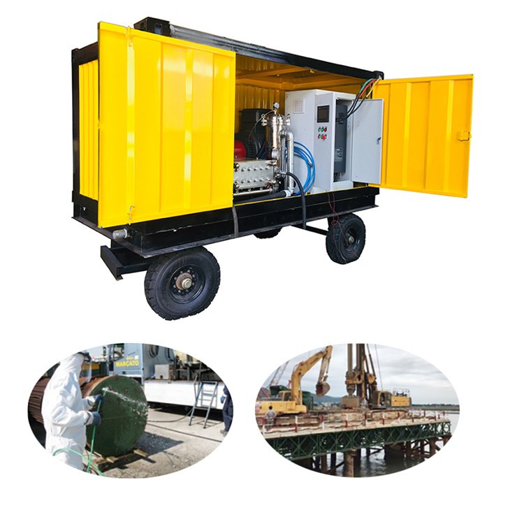 21000psi průmyslové čištění vodního čisticího stroje