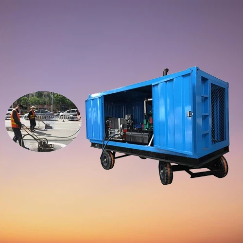 Hydro tryskací zařízení pro odstraňování pryže přistávací dráhy