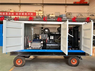 21000psi 50lpm Hydro tryskací stroj pro čištění svazku trubek výměníku tepla